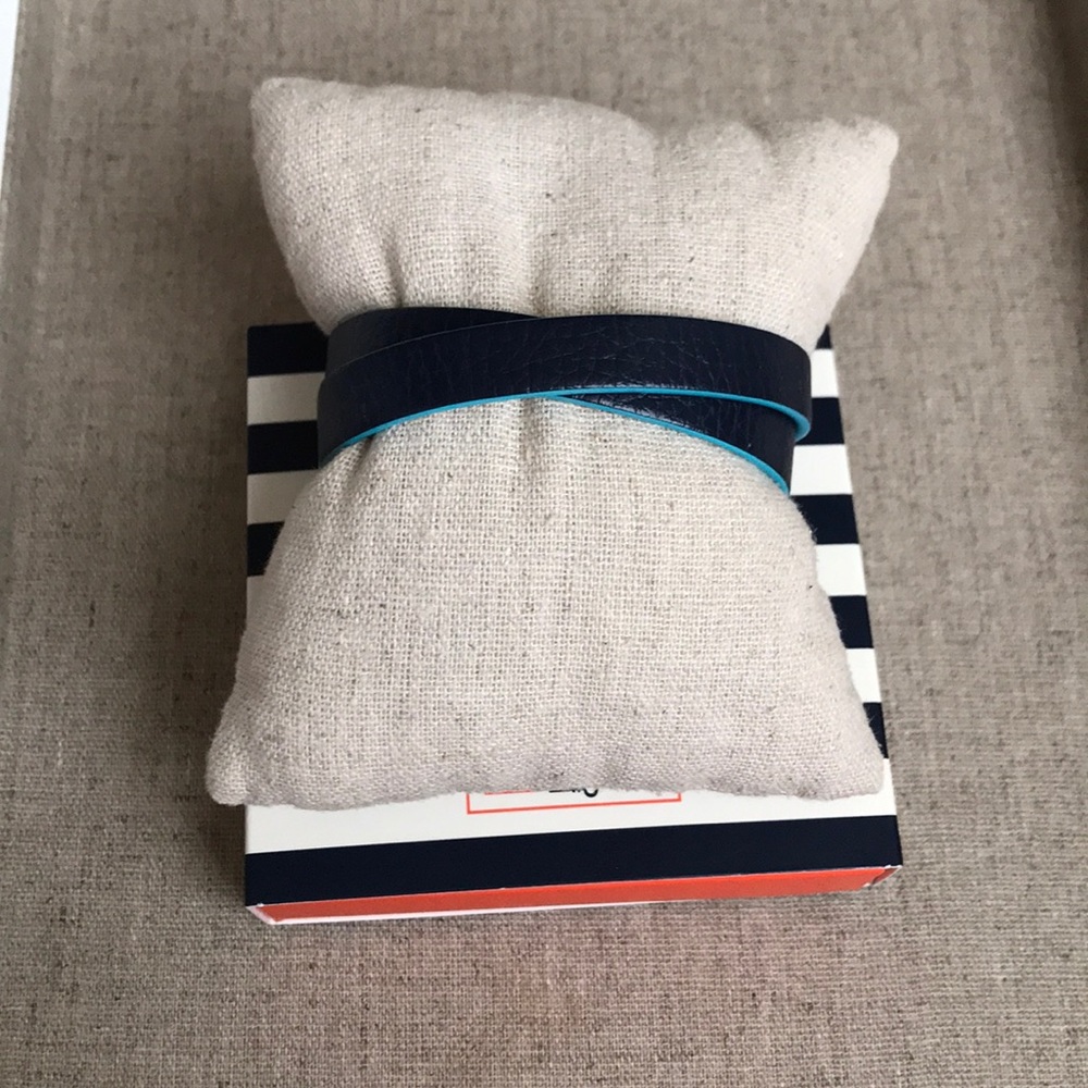 KEEP Collective Pebbled Navy/White Double Band